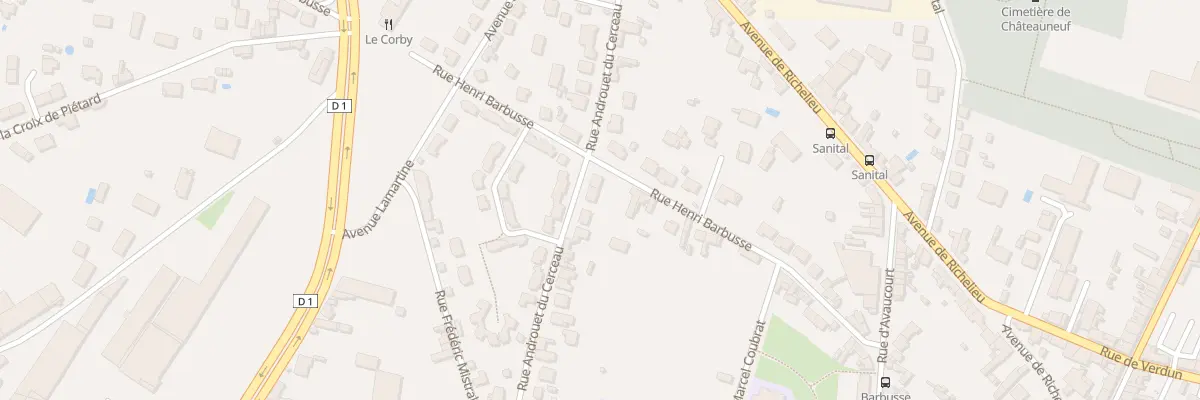 Plan du 36 Rue Androuet du Cerceau à Châtellerault
