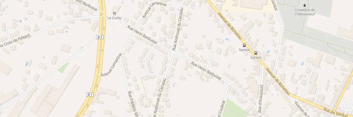 Plan du 38 Rue Androuet du Cerceau à Châtellerault