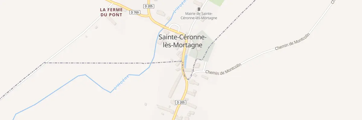 Plan du 5002 Rue Montcacune à Saint-Hilaire-le-Châtel