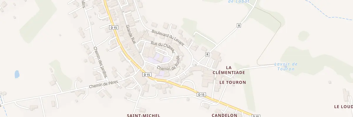 Plan du 15 Pl du Château à Laplume