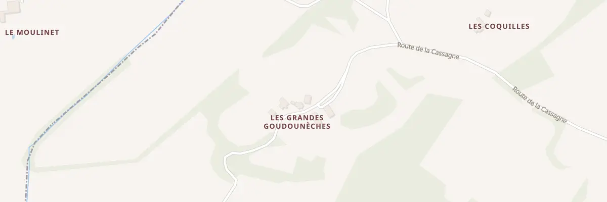 Plan du 53A Les Goudouneches à Plaisance