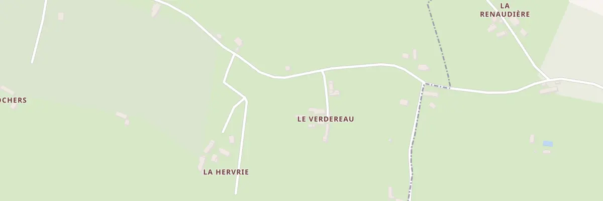 Plan du 43 Le Verdereau à Pouvrai