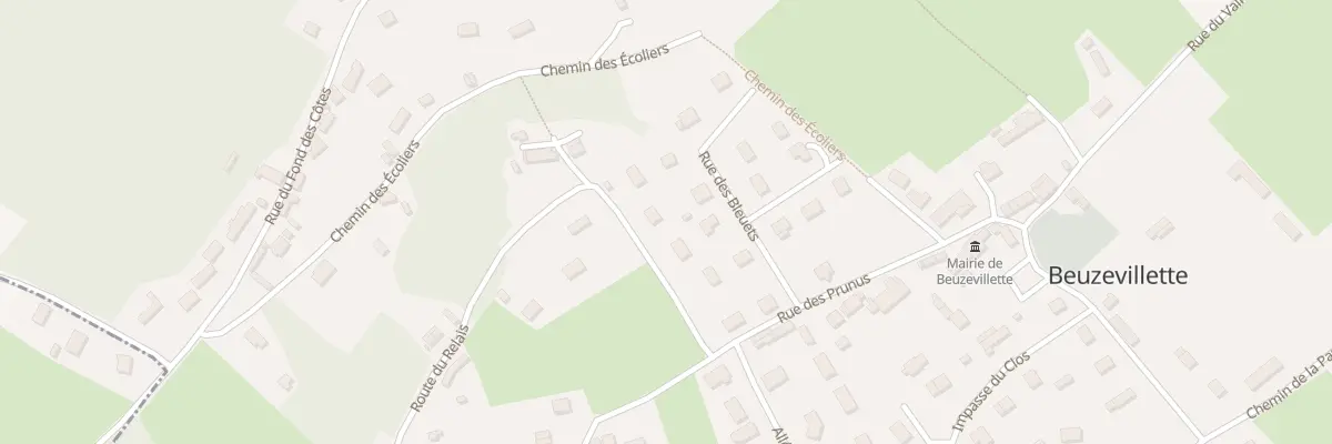 Plan du 94 Rte du Relais à Beuzevillette