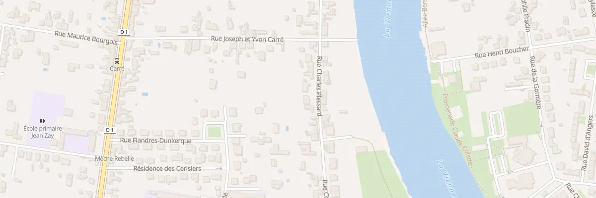 Plan du 55 Rue Charles Plessard à Châtellerault