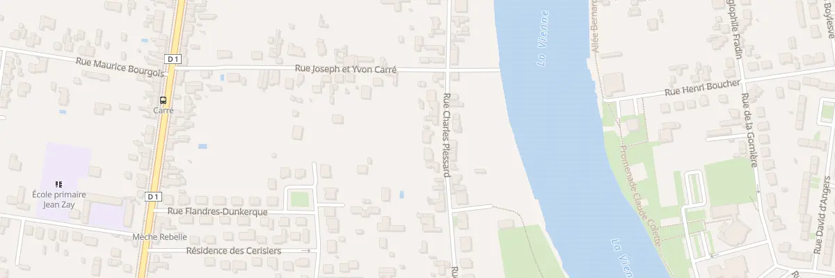 Plan du 59 Rue Charles Plessard à Châtellerault