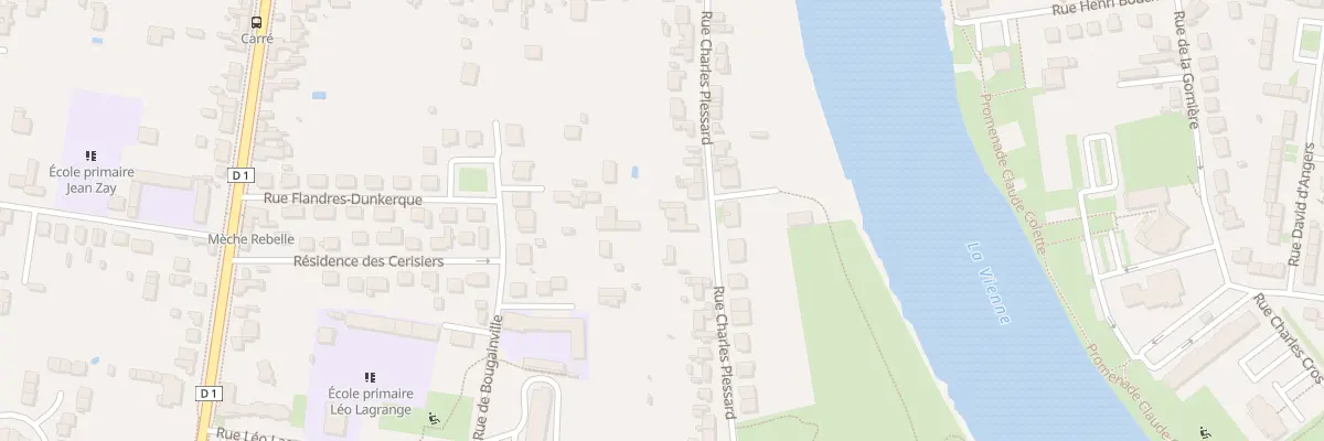 Plan du 41 Rue Charles Plessard à Châtellerault
