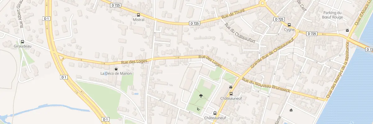 Plan du 43 Rue des Loges à Châtellerault