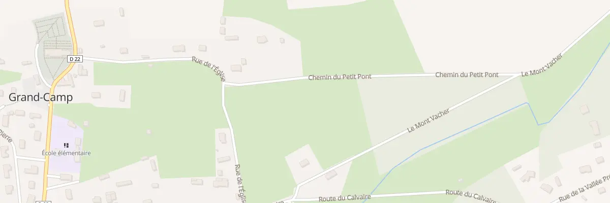 Plan du 10 Che du Petit Pont à Grand-Camp