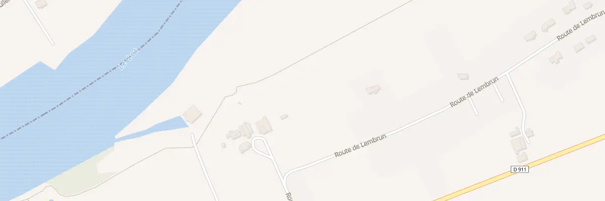 Plan du 141 Rte Lembrun au Temple-sur-Lot
