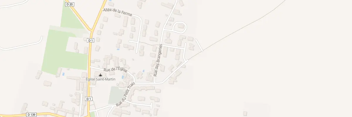 Plan du 1 All du Chene Saint Jean à Lavoux