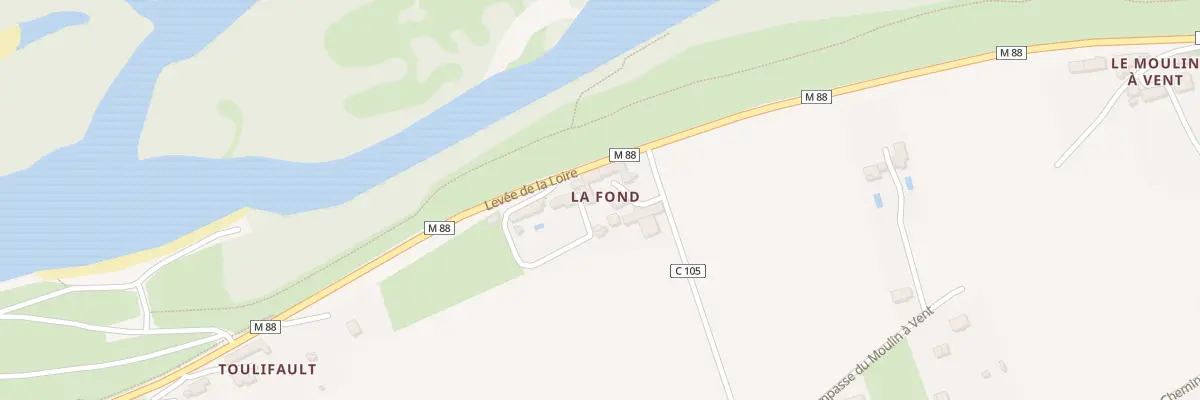 Plan du 20 Leve de la Loire à Berthenay