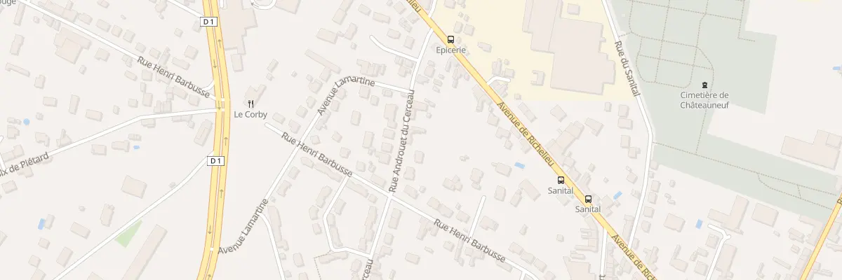 Plan du 48 Rue Androuet du Cerceau à Châtellerault