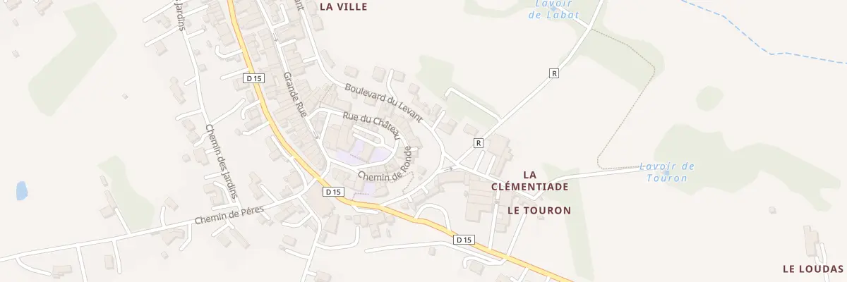Plan du 133 Rue du Château à Laplume