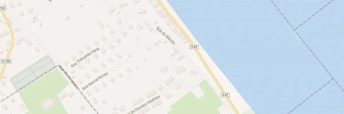 Plan du 42 Rue du Moulin à Quillebeuf-sur-Seine