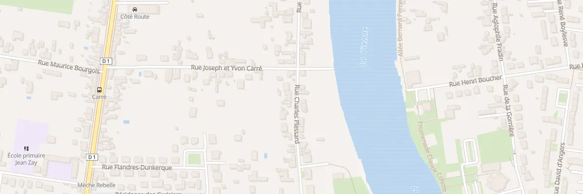 Plan du 63 Rue Charles Plessard à Châtellerault