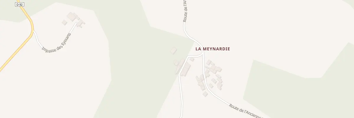 Plan du 437 La Meynardie Ouest à Javerlhac-et-la-Chapelle-Saint-Robert