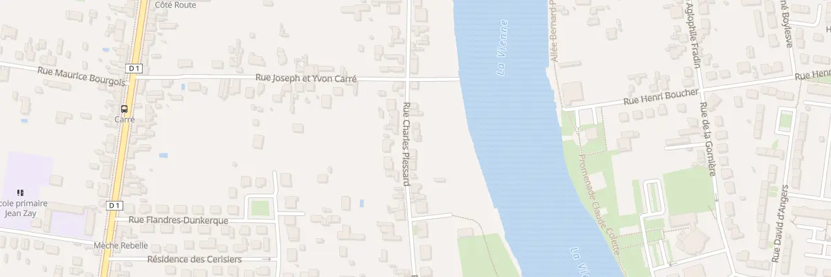 Plan du 66 Rue Charles Plessard à Châtellerault