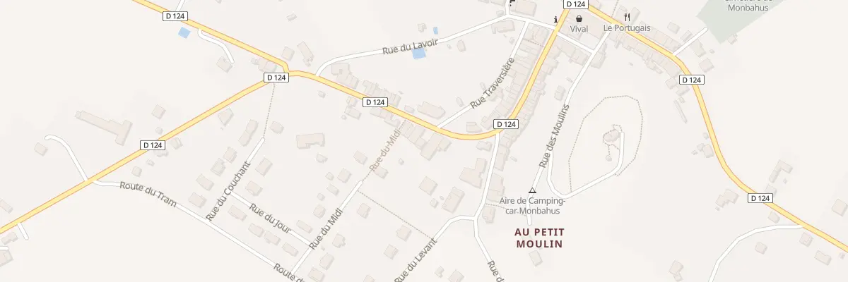Plan du 55 Gr Grand Rue à Monbahus