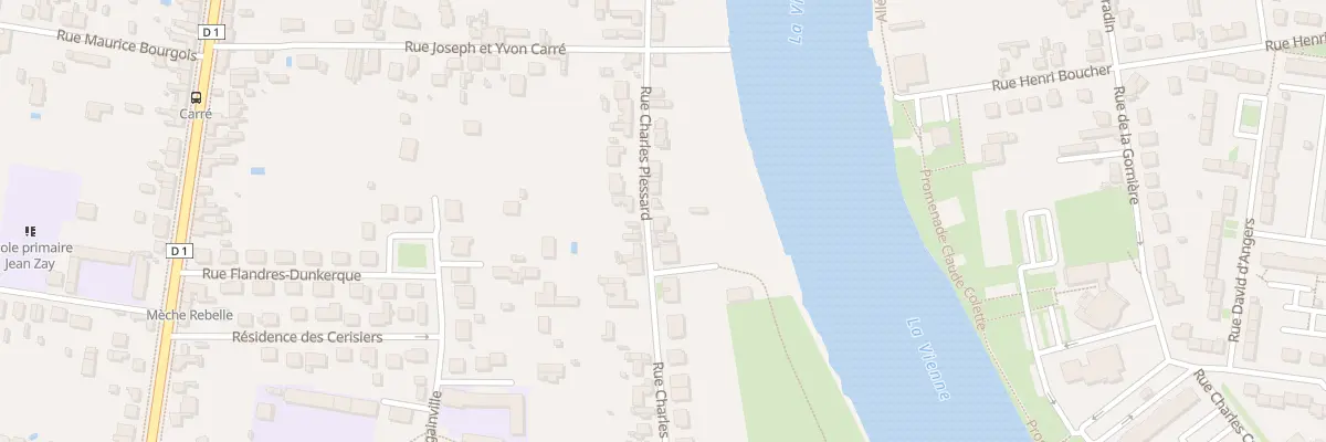 Plan du 60 Rue Charles Plessard à Châtellerault