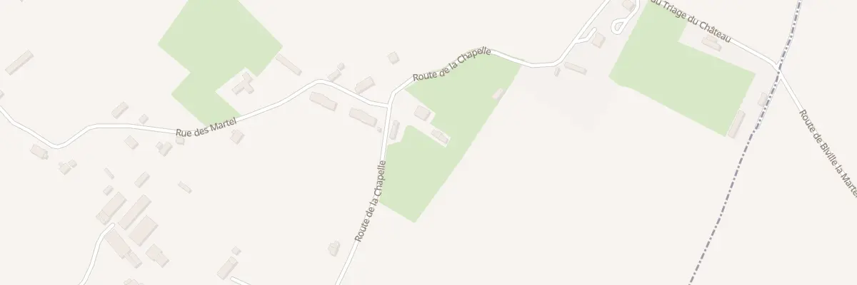 Plan du 12 Rte de la Chapelle à Ypreville-Biville