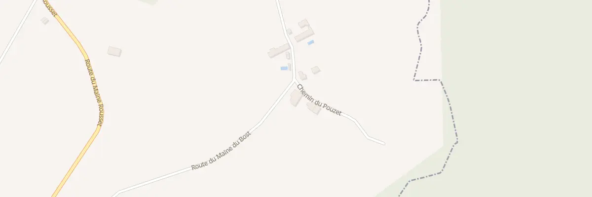 Plan du 30 Che du Pouzet à Connezac