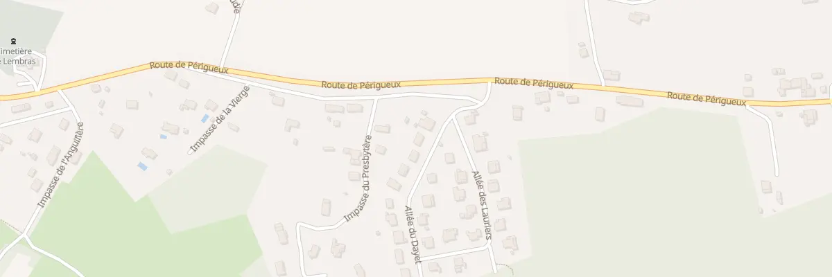 Plan du 108 All du Dayet à Lembras