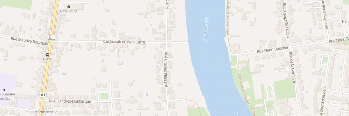 Plan du 70 Rue Charles Plessard à Châtellerault