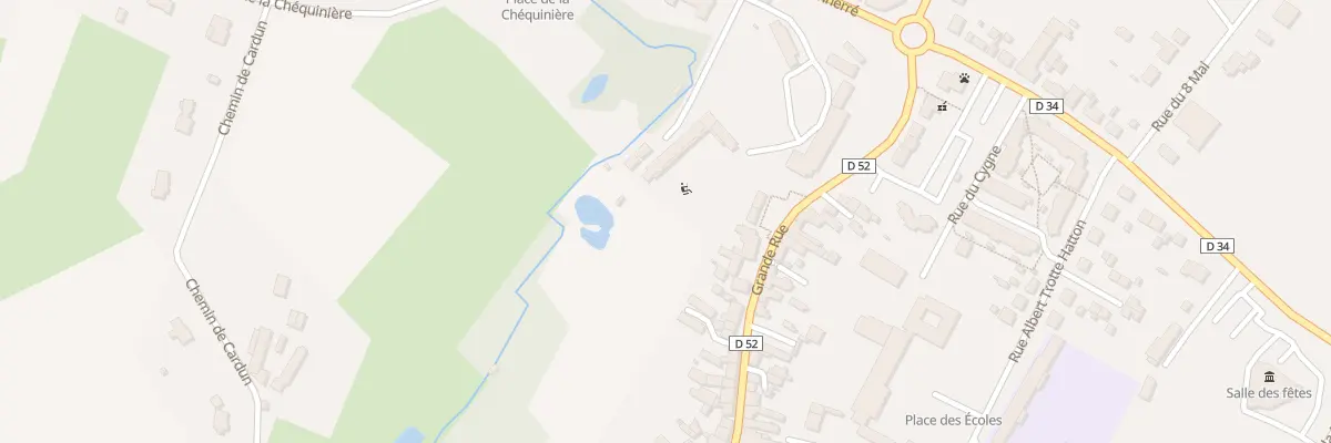 Plan du 23 Grande rue à Thorigné-sur-Dué