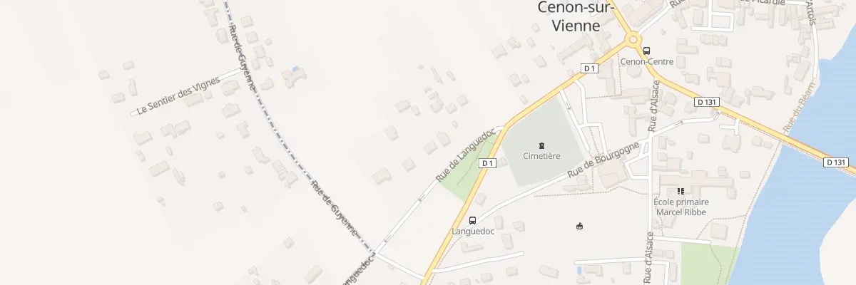 Plan du 12 Rue de Languedoc à Cenon-sur-Vienne