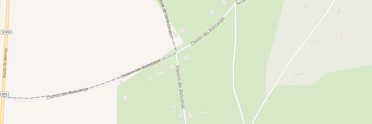 Plan du 470 Imp des Blancamps à Saint-Siméon