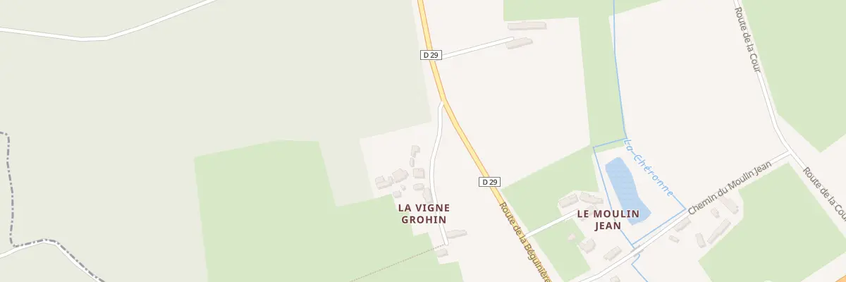Plan du 5484 La Vigne Grohin à Tuffé Val de la Chéronne