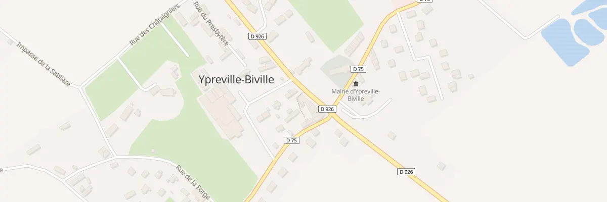 Plan du 30 Rte de Fecamp à Ypreville-Biville
