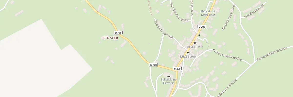Plan du 10 Rte de Vaugelay à Soligny-la-Trappe