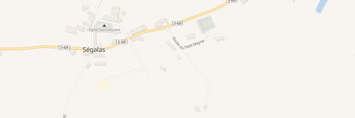 Plan du 9999 Petit Mayne à Ségalas