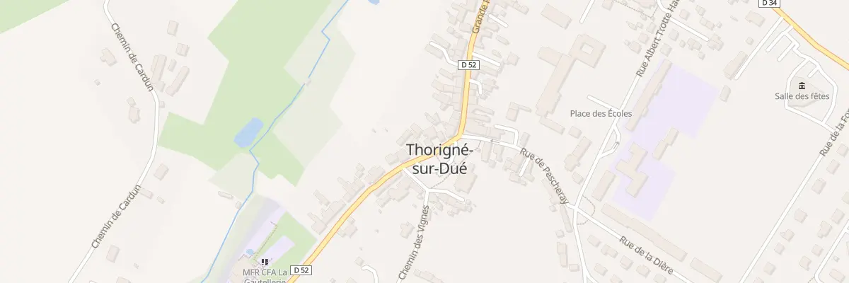 Plan du 5 Pl de l’Eglise à Thorigné-sur-Dué
