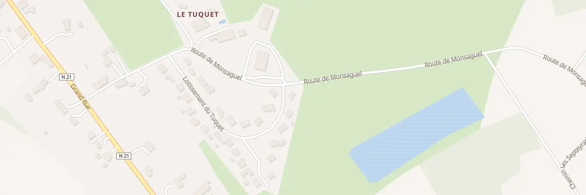 Plan du 25 Rue du Tuquet à Bouniagues