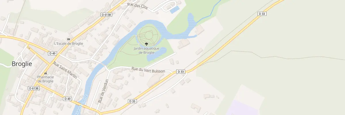 Plan du 5 Rue du Vert Buisson à Broglie