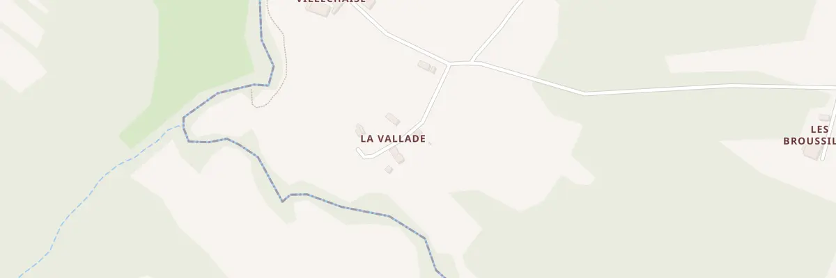 Plan du 1 Imp de la Vallade à Ambernac