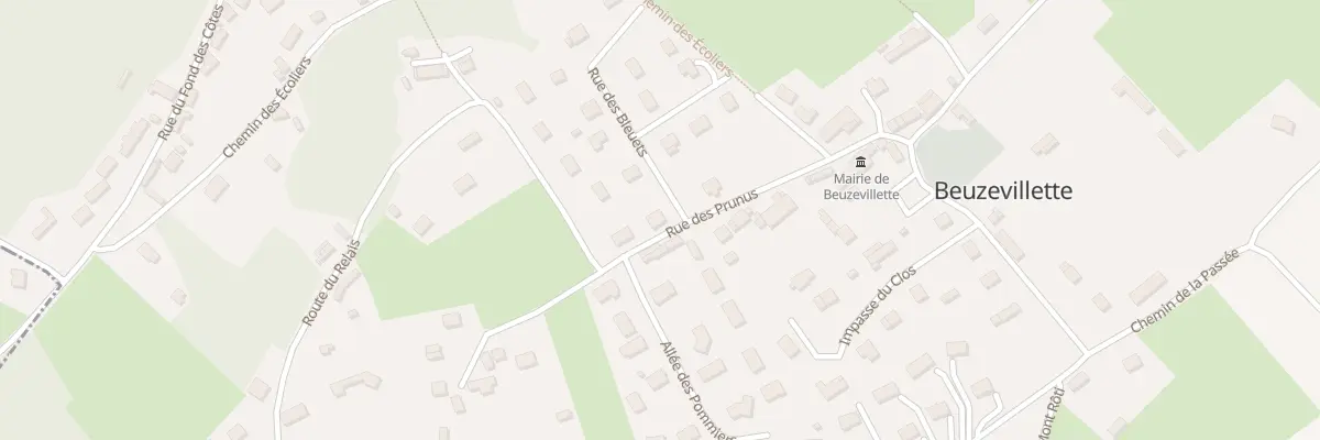 Plan du 186 Rue des Prunus à Beuzevillette