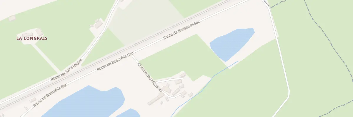 Plan du 1 Che des Mezieres à Beillé