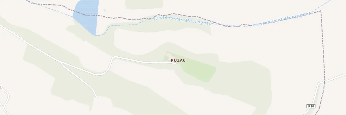 Plan du 5068 Puzac à La Romieu
