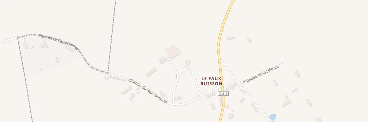 Plan du 56 Che du Faux Buisson à Hattenville