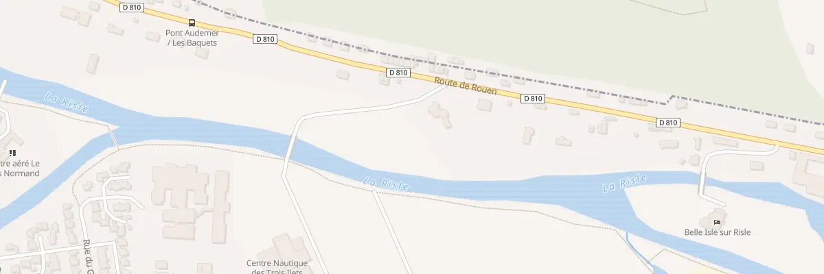 Plan du 100B Rte de Rouen à Pont-Audemer