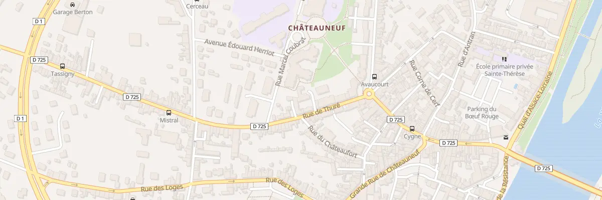 Plan du 30 Rue de Thuré à Châtellerault