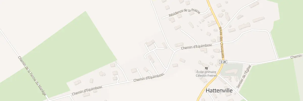 Plan du 212 Che d’Equimbosc à Hattenville