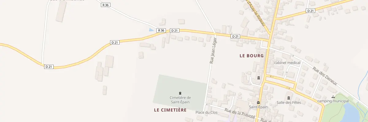 Plan du 18 Rue de Chinon à Saint-Épain