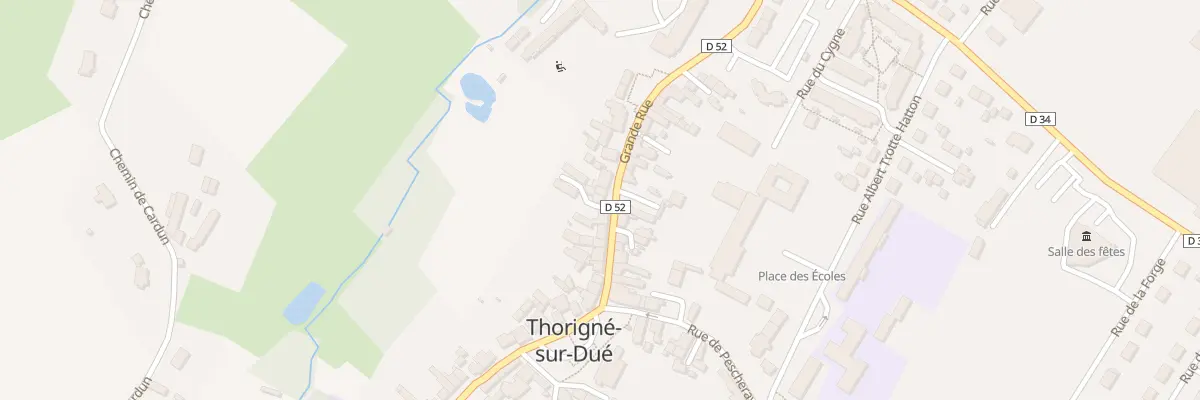 Plan du 15 Grande rue à Thorigné-sur-Dué