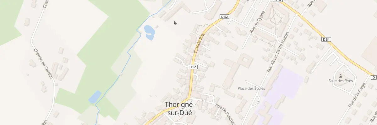 Plan du 17 Grande rue à Thorigné-sur-Dué