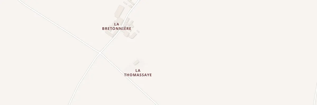Plan du 230 La Bretonnière à Pouzay