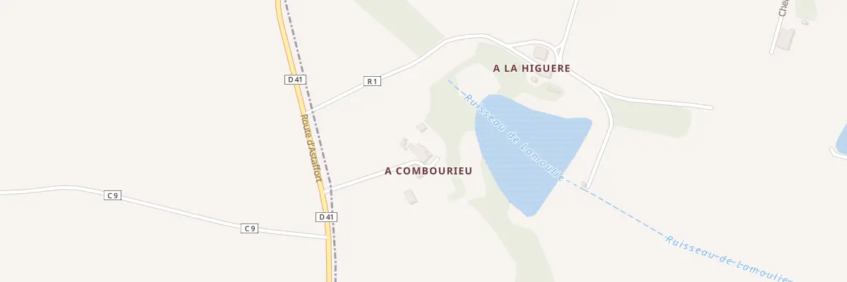 Plan du 5033 A Combourieu à Berrac
